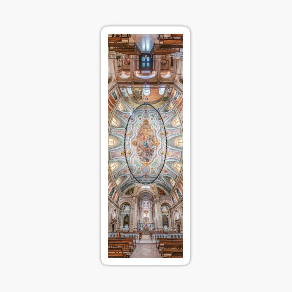 Vertical Churches - de Italianos Nossa Senhora do Loreto, Portugal Sticker