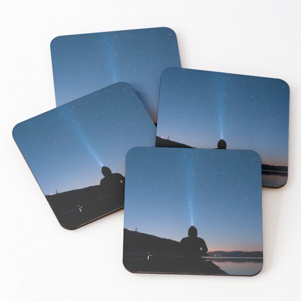 Item preview, Man Gazing at the Stars by the Lake designed and sold by Danny Wanders.