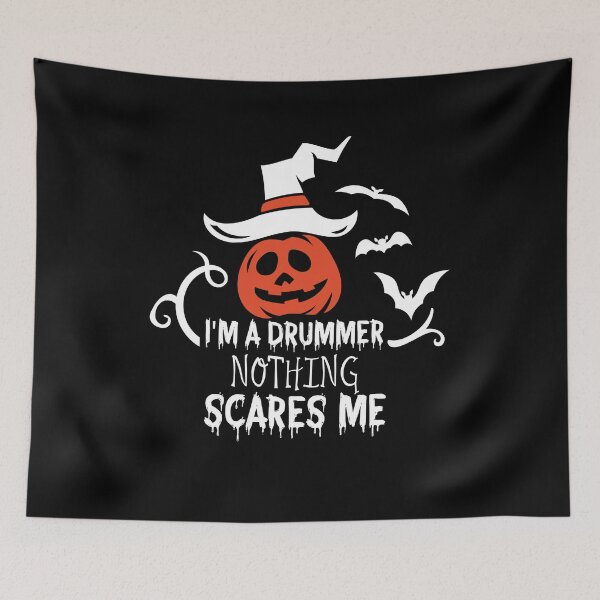Item preview, I'm A Drummer Nothing Scares Me - Funny Drum Player Musician Halloween designed and sold by UMED :).