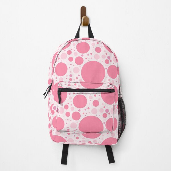 Item preview, Scattered Polka Dots in Pinks on Light Pink Background designed and sold by Bumblefuzzies.