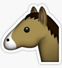 Pferd Emoji Sticker