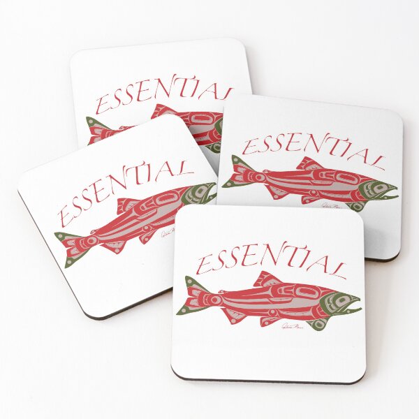 Item preview, Essential Salmon, Red text designed and sold by Arlene-Ness.
