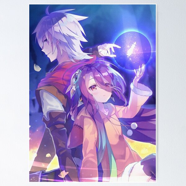 No Game No Life' Poster, picture, metal print, paint by Cooke
