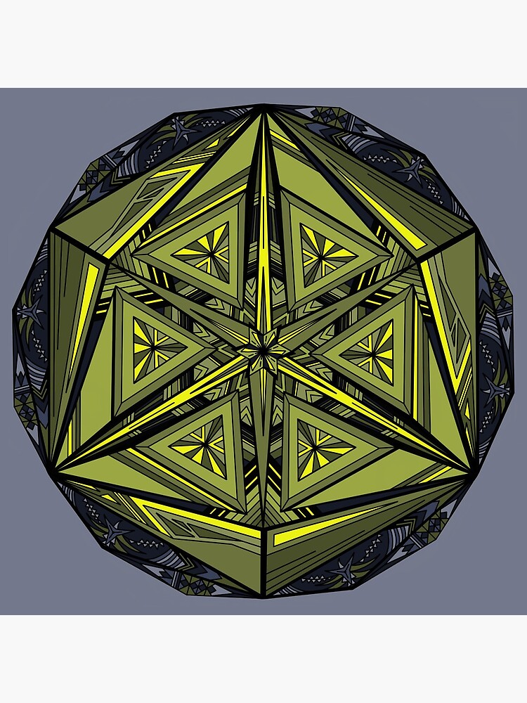 Sticky Weeds Mandala by akayeart