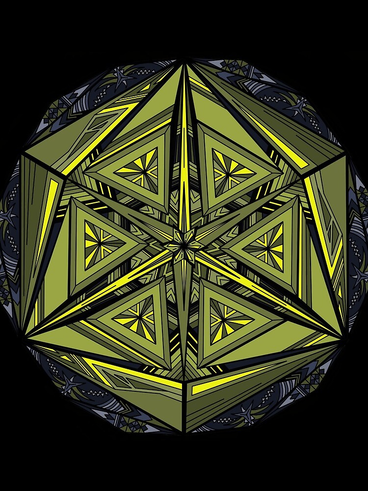 Sticky Weeds Mandala by akayeart