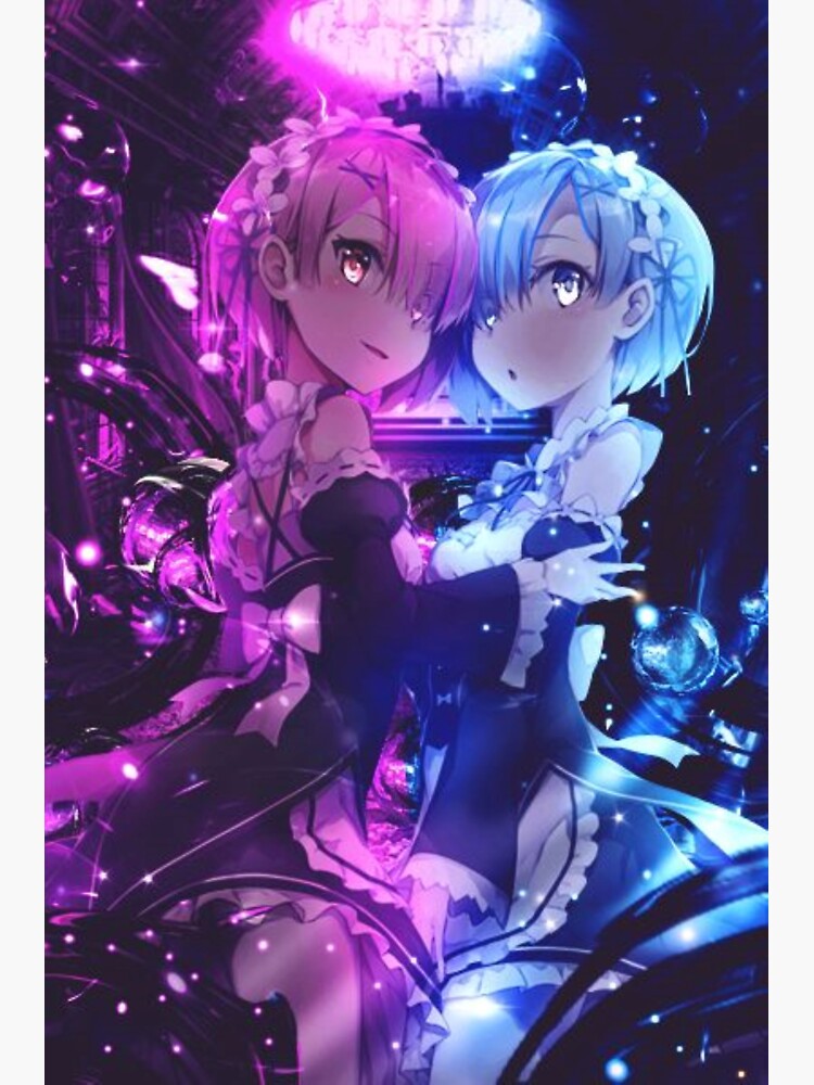 "Rem And Ram" Sticker for Sale by ahmedtaki Redbubble