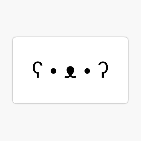 "Bear Text Emoji" Sticker for Sale by TextEmoji Redbubble
