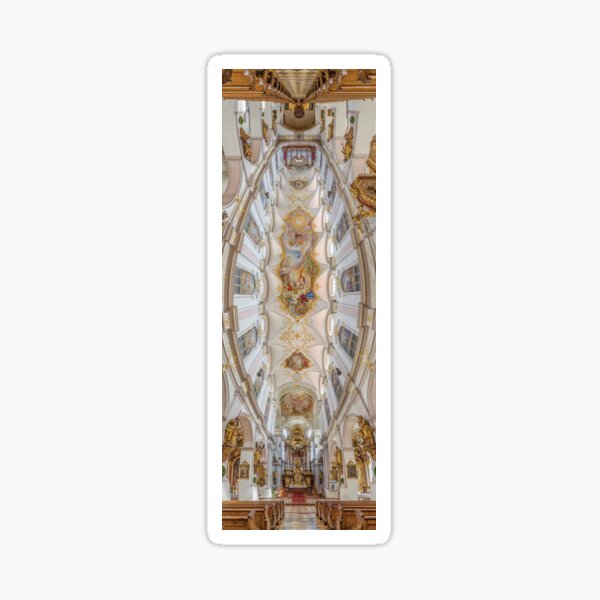 Vertical Churches - St. Peter's Church, Germany Sticker