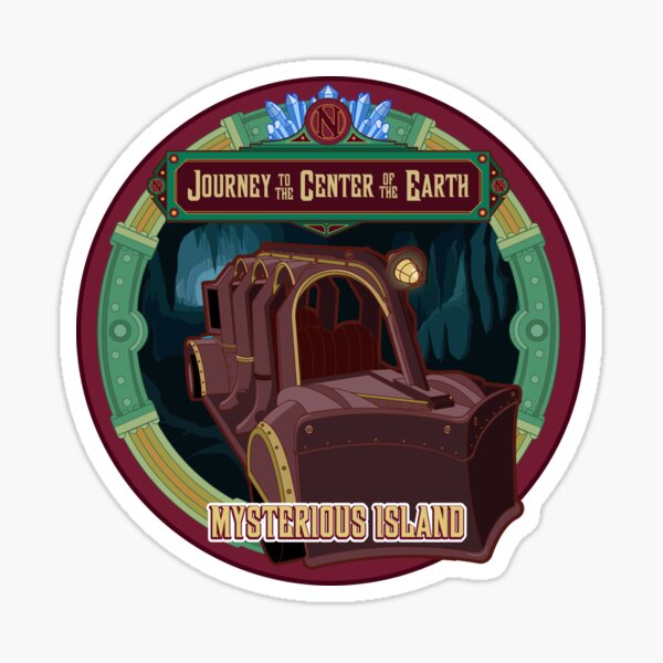 Journey to the Center of the Earth Sticker