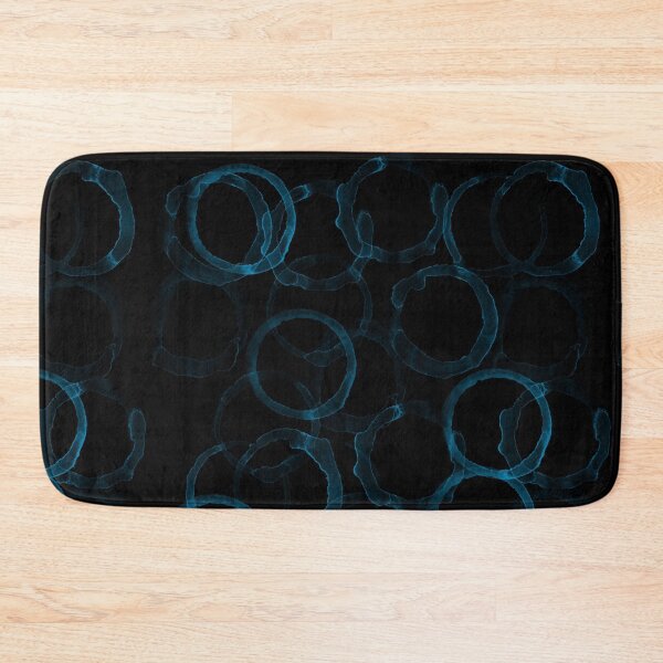 Item preview, Water Rings in Blue and Black Abstract designed and sold by Darcy777.