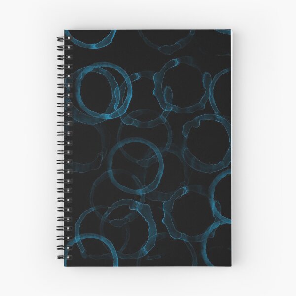 Item preview, Water Rings in Blue and Black Abstract designed and sold by Darcy777.