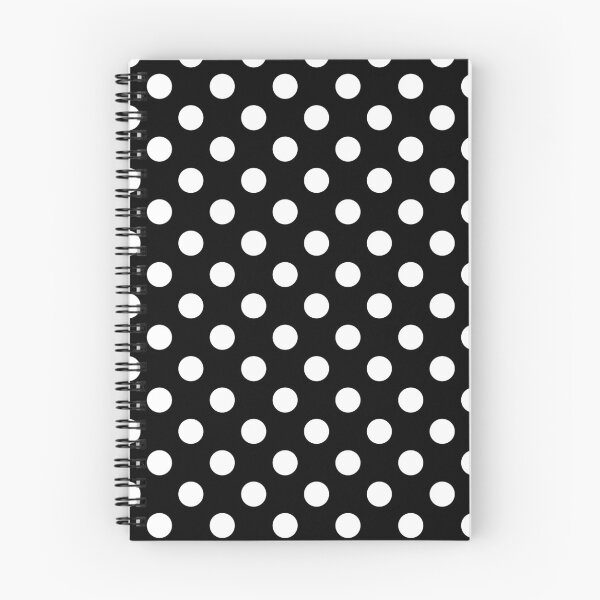 Item preview, White Polka Dots on Black Background designed and sold by Bumblefuzzies.