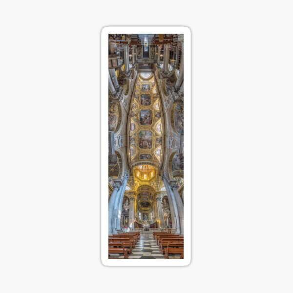 Vertical Churches - Santa Maria delle Vigne, Italy Sticker