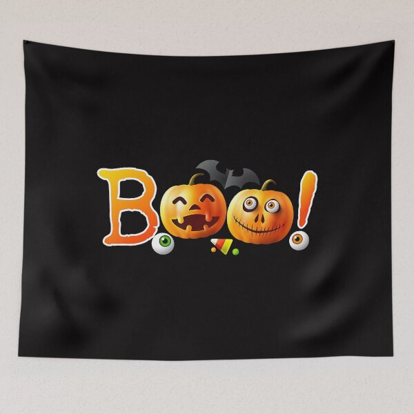 Item preview, Boo With Pumpkins And Witch Hat Halloween designed and sold by JonesErin.