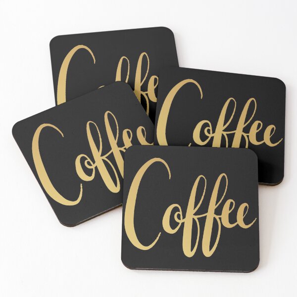 Item preview, Coffee | Gold Foil Text designed and sold by Alicia Chee.