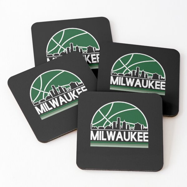 Item preview, Vintage Retro Milwaukee BasketBall Skyline designed and sold by ArtistThara.