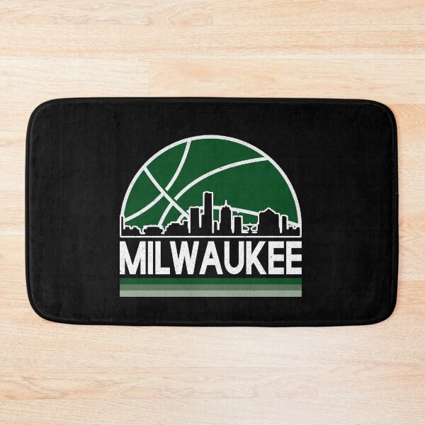 Item preview, Vintage Retro Milwaukee BasketBall Skyline designed and sold by ArtistThara.