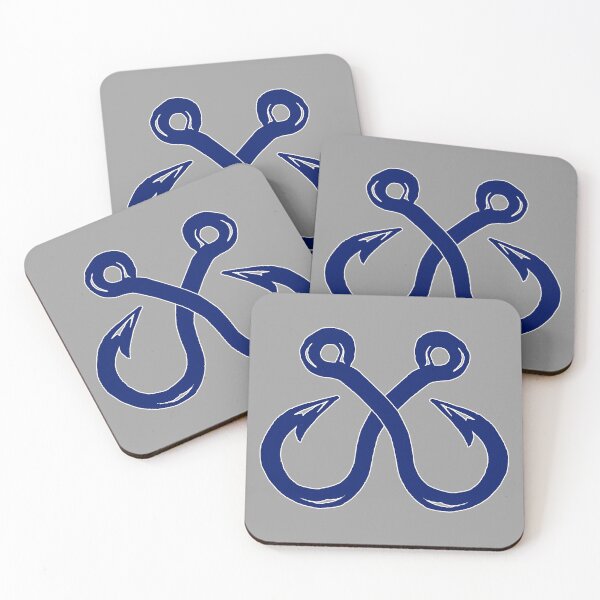 Item preview, Crossed Hooks designed and sold by Salt & Keep.