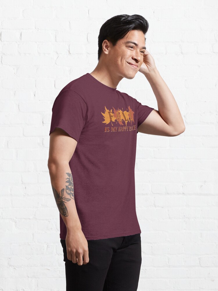 Alternate view of FALL is my Happy Place! Classic T-Shirt