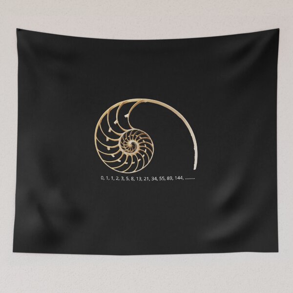 Item preview, Fibonacci  ∙ Math Art ∙ Science Engineer ∙ Nerdy ∙ Golden Ratio ∙ Mathematics ∙ Golden Spiral  designed and sold by cookiemasterpj.