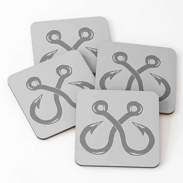 Item preview, Crossed Hooks designed and sold by Salt & Keep.
