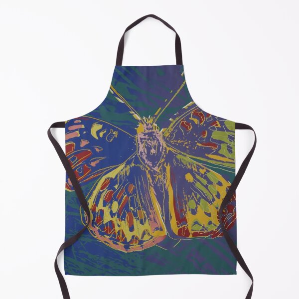 Item preview, AW Silverspot Butterfly in blue designed and sold by Peace,Love & Art.