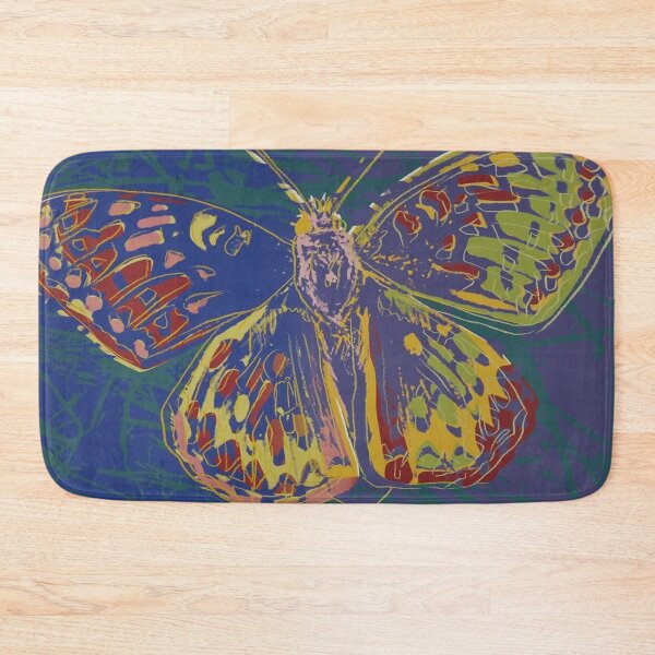 Item preview, AW Silverspot Butterfly in blue designed and sold by Peace,Love & Art.
