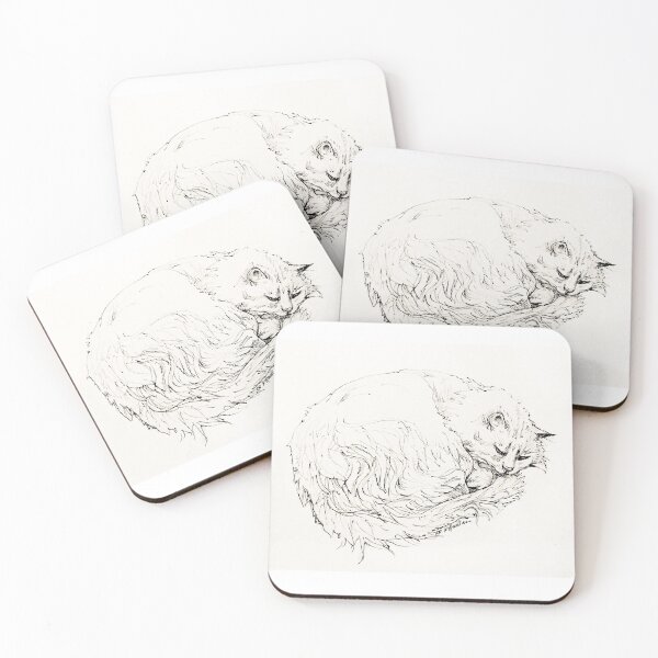 Item preview, Toastie : ink drawing designed and sold by Roz McQuillan Fine Art & Photography.