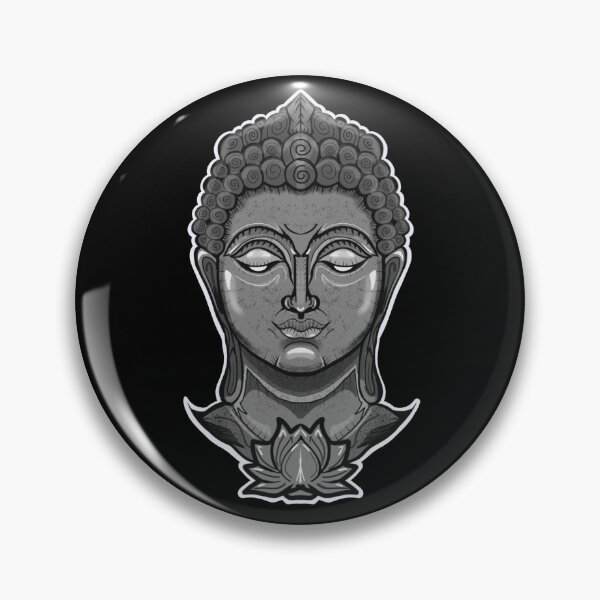 Item preview, GRIS BUEN VIBE BUDDHA CHILL designed and sold by HeadHeavyDesign.