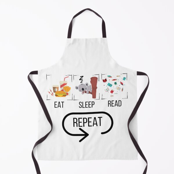 Item preview, Eat, sleep, read, repeat! designed and sold by clara wafik.