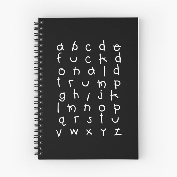Item preview, ABC Fuck Donald Trump Alphabet Funny anti-Trump Sarcasm designed and sold by ClarkeLilly.