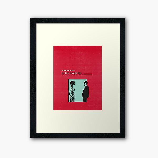 Dans l'humeur pour l'amour Poster Impression encadrée