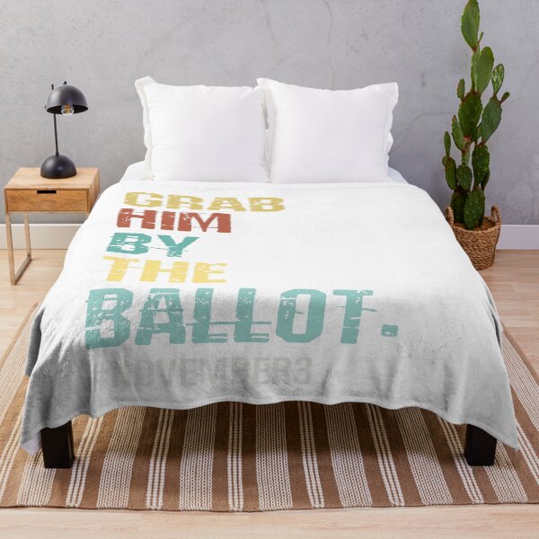 Item preview, Grab Him By The Ballot november3 Funny anti Trump 2020 Election designed and sold by Dream-bubble.