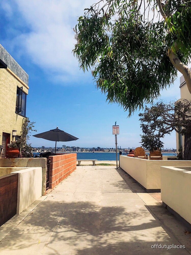 "San Diego Mission Beach alleyway" Poster for Sale by offdutyplaces