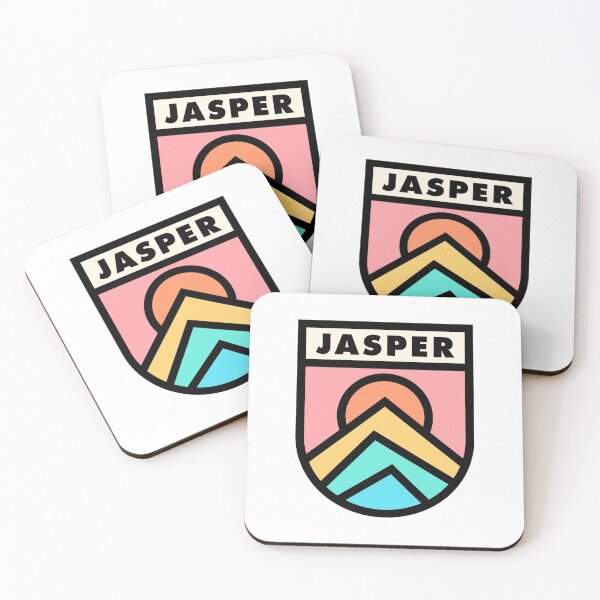 Item preview, Jasper Retro Badge Black Lines designed and sold by modeoftravel.