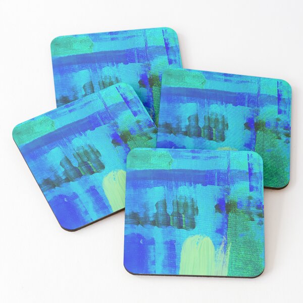 Item preview, Blue and Green Abstract designed and sold by designlee.
