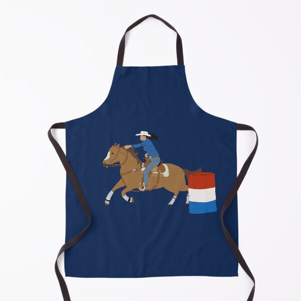 Item preview, Cartoon Barrel Racer & Her Horse-lemminglife designed and sold by lemminglife.