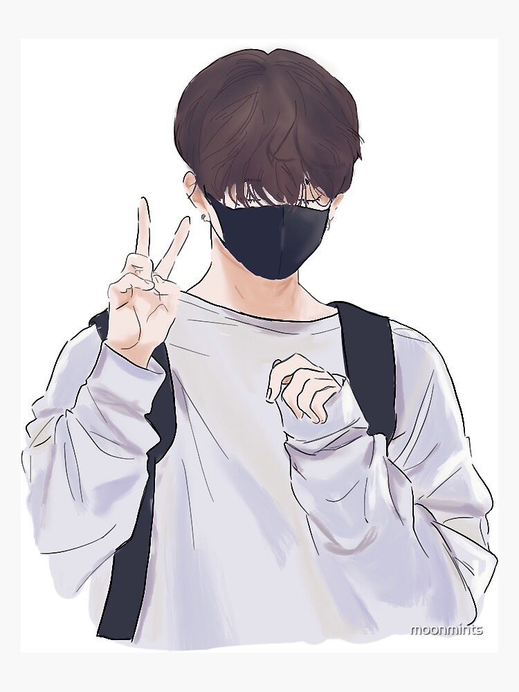 Jungkook Airport Fashion Magnet for Sale by Nelliodas