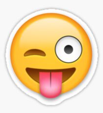 Zunge herausziehen Emoji Sticker