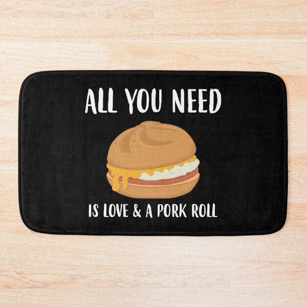 Item preview, Love New Jersey Food Egg Cheese Pork Roll print designed and sold by jakehughes2015.
