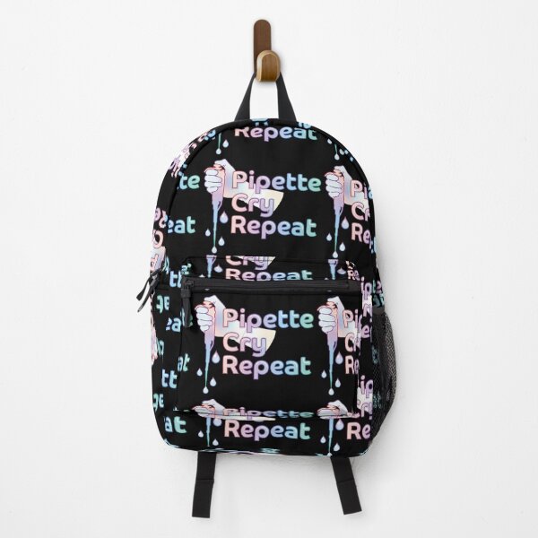 Item preview, Pipette Cry Repeat PCR Pastel Rainbow Design designed and sold by Zit-Zat-Zot.