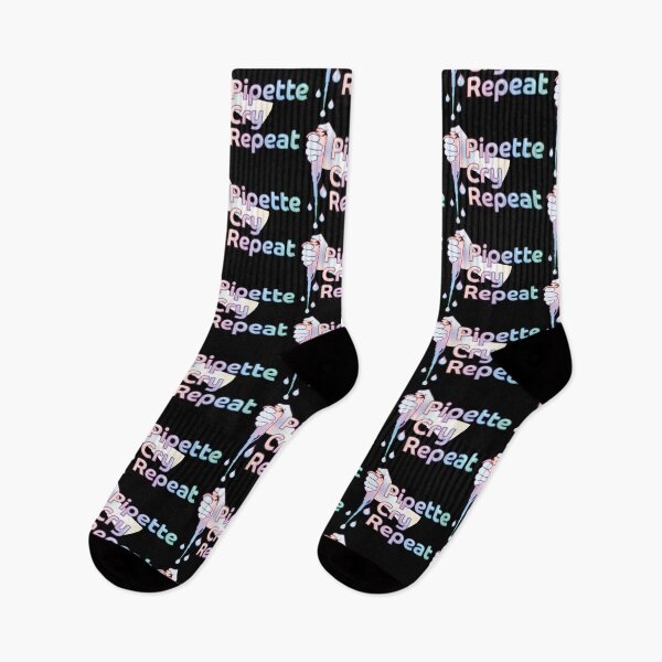 Item preview, Pipette Cry Repeat PCR  Pastel Rainbow Design                                                            designed and sold by Zit-Zat-Zot.