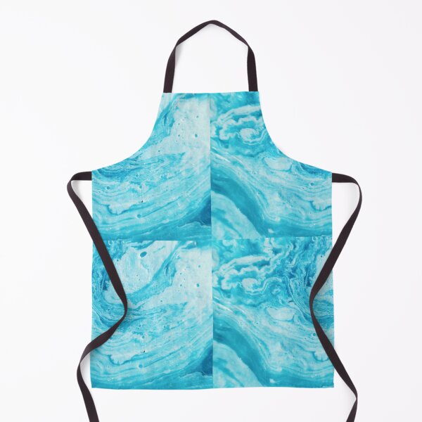 Item preview, Aqua Blue Watercolor Liquid Marble Art designed and sold by newburyboutique.