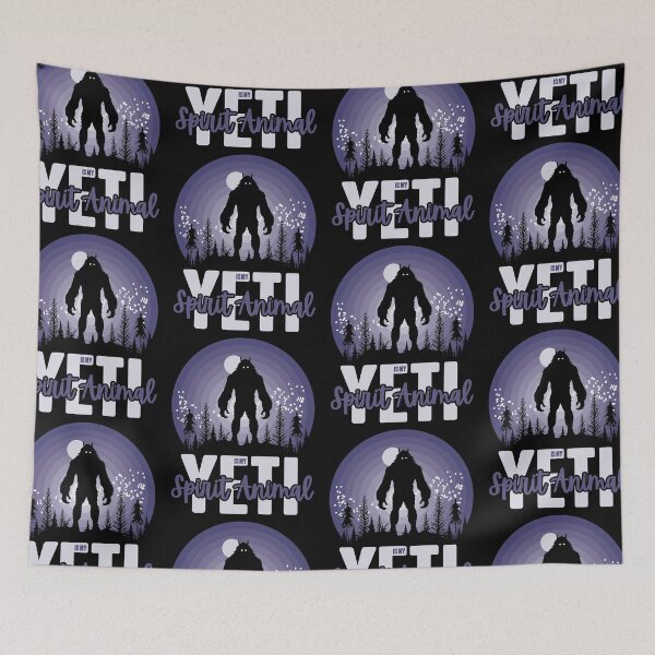 Item preview, Yeti is My Spirit Animal Mystical Halloween Meme designed and sold by GravitiTees.