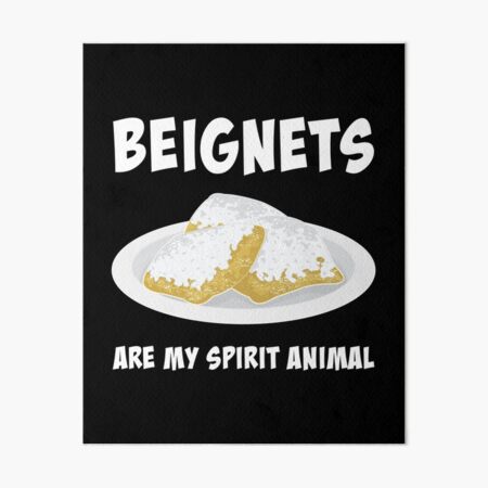 Beignets Art Board Prints Redbubble