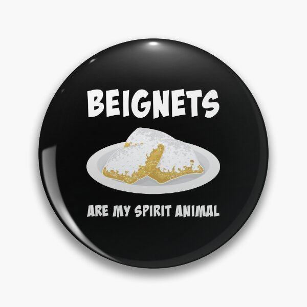 Artikelvorschau, Grafik von Spirit Animal New Orleans Food Beignets entworfen und verkauft von jakehughes2015.