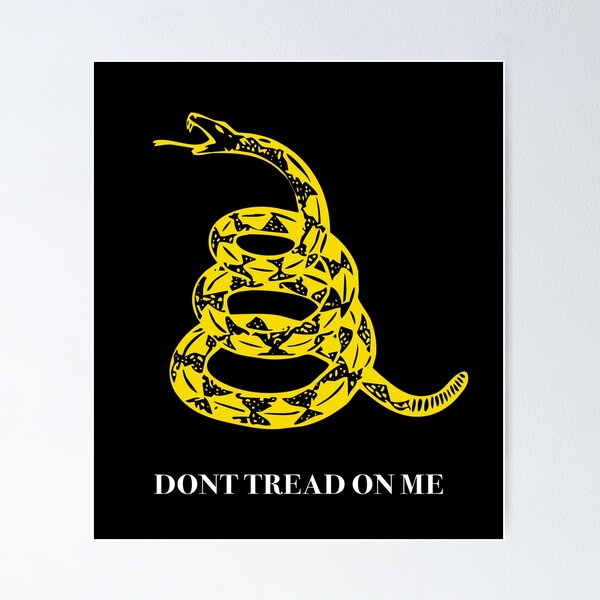Item preview, Yellow Snake Gadsden flag - Don't tread on me designed and sold by LibertarianSt.