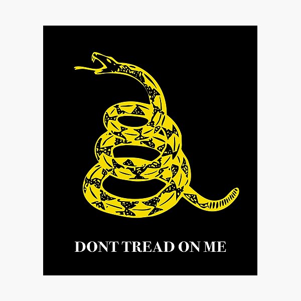 Item preview, Yellow Snake Gadsden flag - Don't tread on me designed and sold by LibertarianSt.