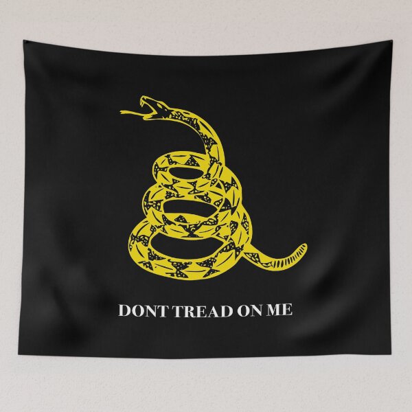 Item preview, Yellow Snake Gadsden flag - Don't tread on me designed and sold by LibertarianSt.