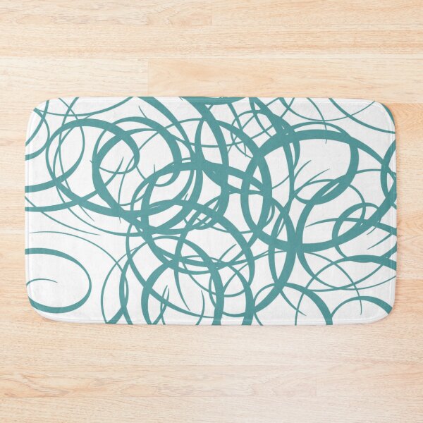 Item preview, Teal Ribbons designed and sold by Poetic Patterns Studio.